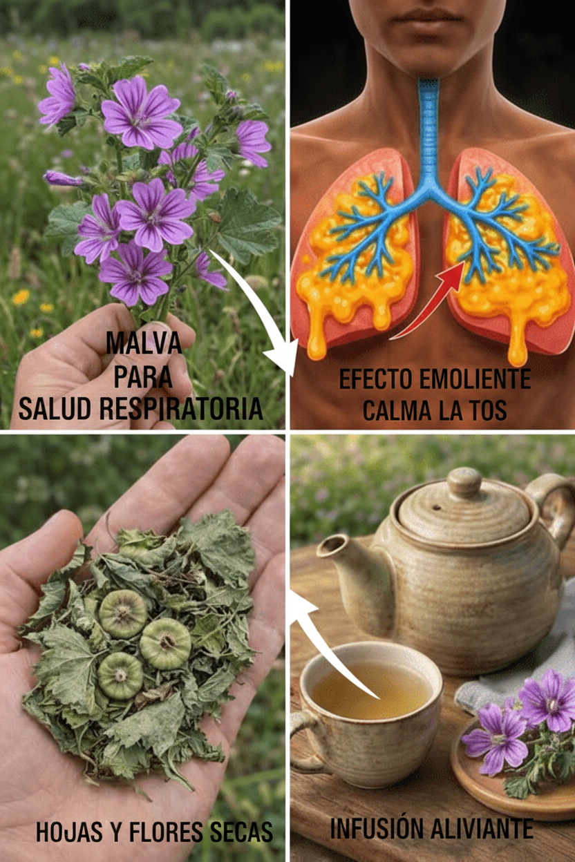 Té de Malva Silvestre: Tu Aliado Natural para un Suave Bienestar Respiratorio