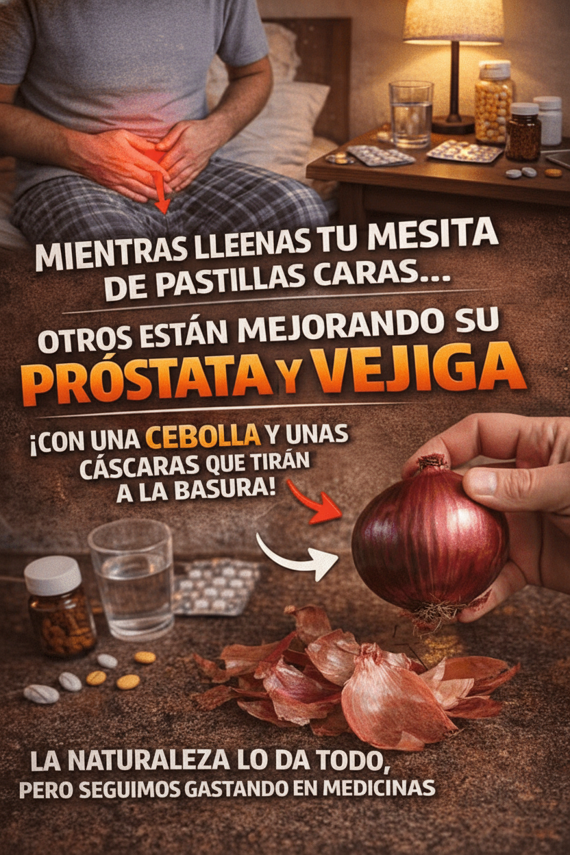 Cebolla y sus Cáscaras: El Secreto Natural para el Bienestar de Próstata y Vejiga que Muchos Desconocen