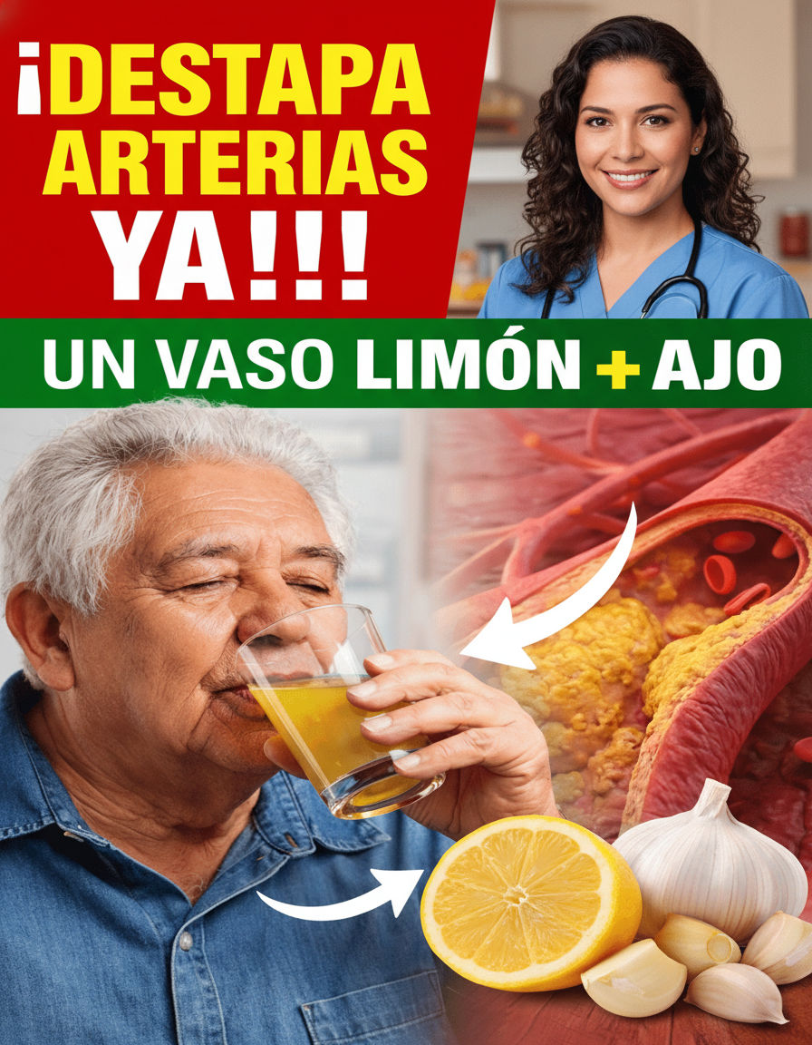 El Ritual Matutino de Limón y Ajo: ¿La Clave para la Salud Arterial y el Bienestar Cardiovascular?