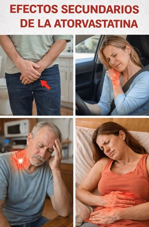 Si tomas atorvastatina: ¡Tu cuerpo te está alertando! 7 señales CLAVE que NO puedes ignorar ni un día más