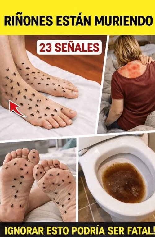 ¡ALERTA URGENTE! Tu Cuerpo Te Grita: 23 Señales SECRETAS de Tus Riñones Que NO Puedes Ignorar (La Última Te Sorprenderá)