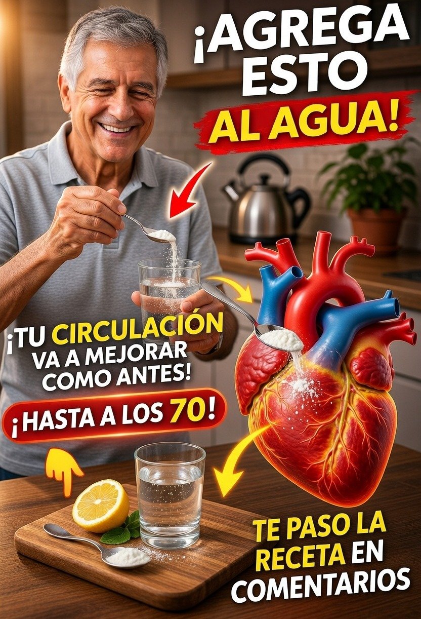 El Mineral Esencial que las Personas Mayores Podrían Añadir al Agua para una Circulación Saludable