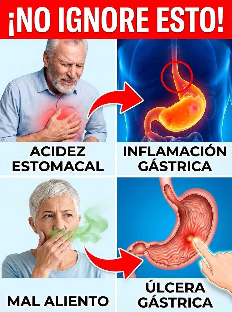 ¡URGENTE! Tu Estómago Te Lanza 8 Alarmas CRÍTICAS que NO puedes ignorar ni un día más (Tu Salud Depende de Esto)