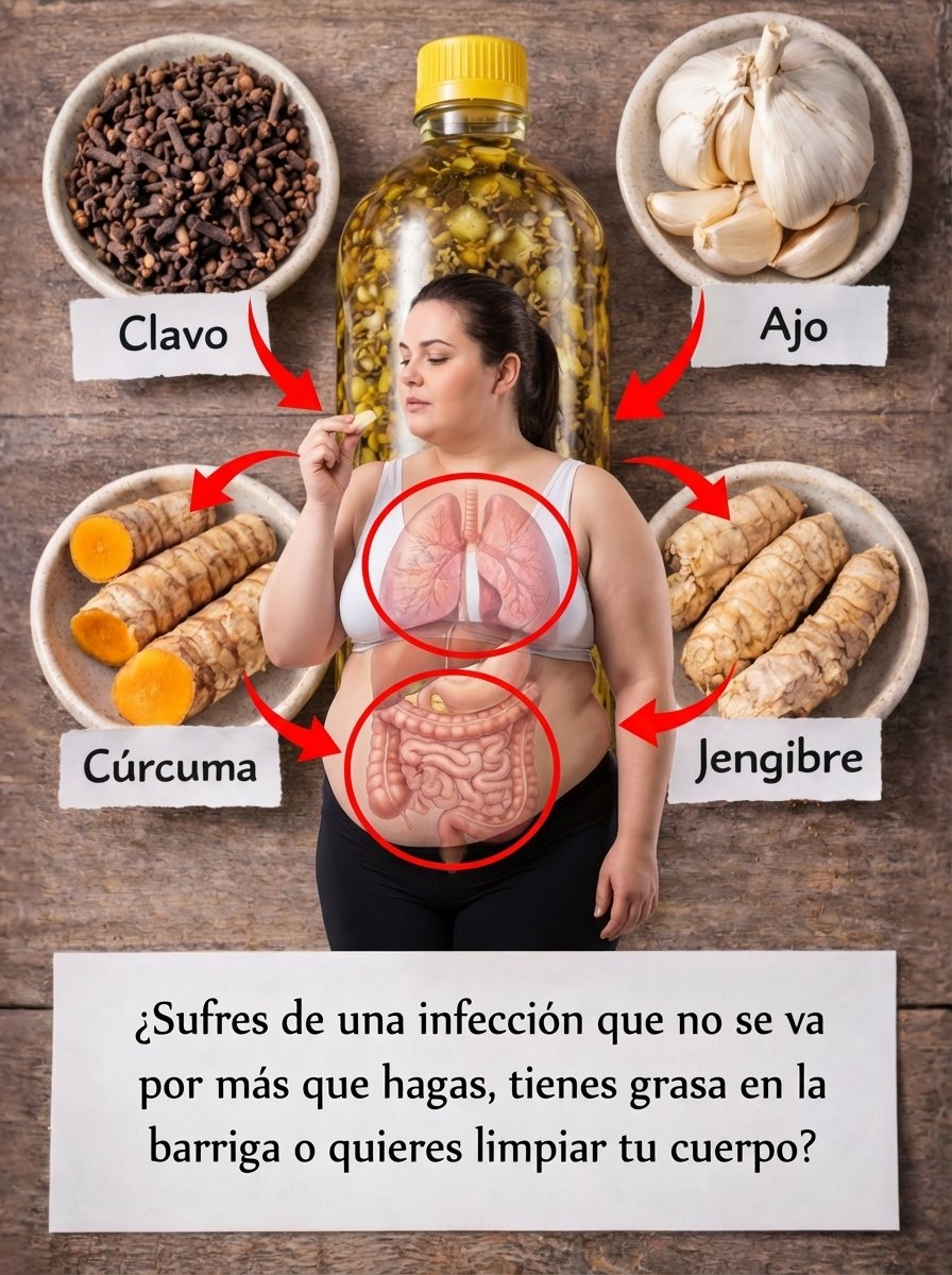 El Secreto Mejor Guardado: Esta Bebida Detox con Clavo, Ajo y Cúrcuma Podría Transformar Tu Salud (¡No te lo pierdas!)