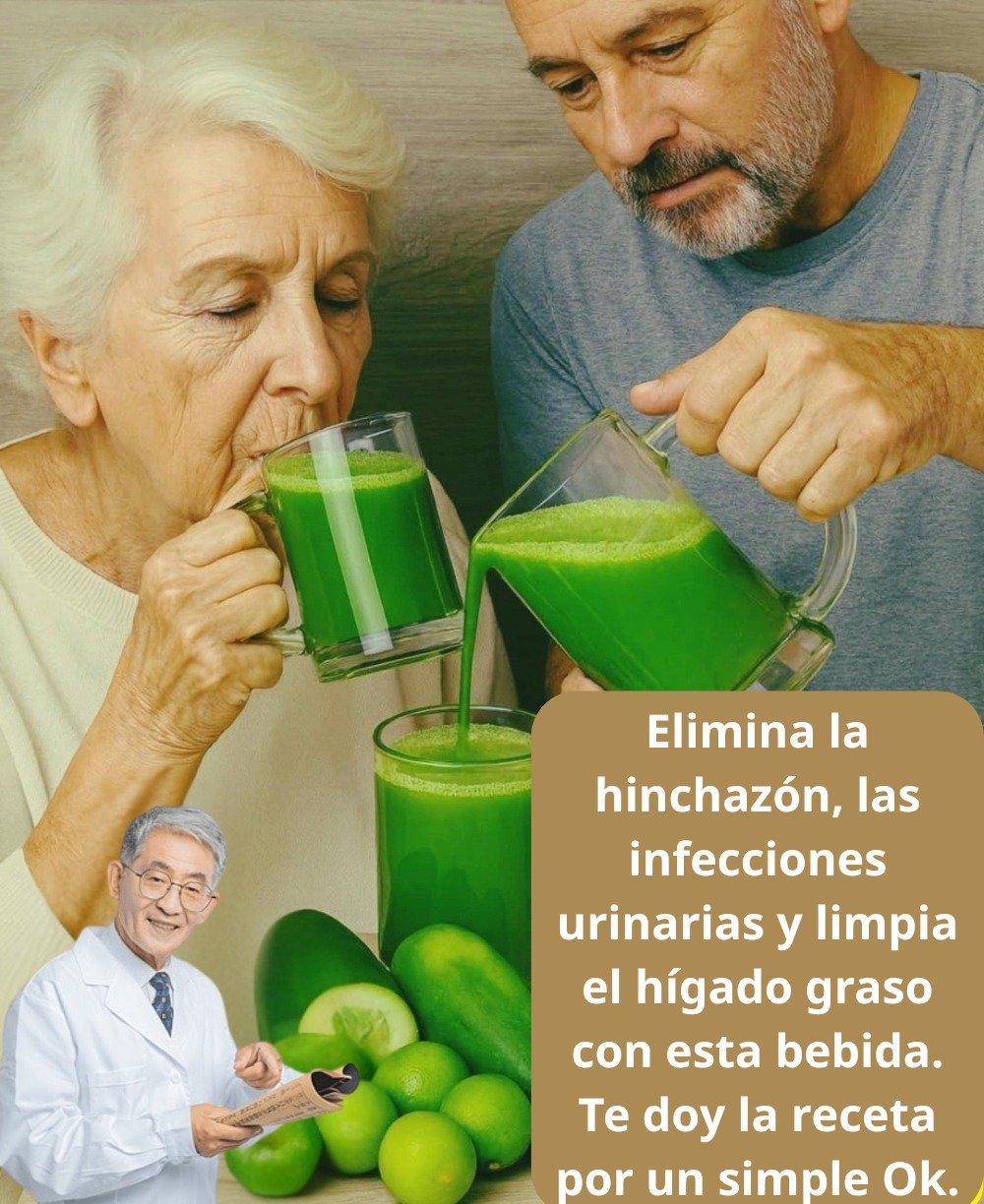 La Bebida Natural Definitiva: Adiós Inflamación, Hígado Graso e Infecciones Urinarias. Receta Completa y Sus Poderosos Beneficios.