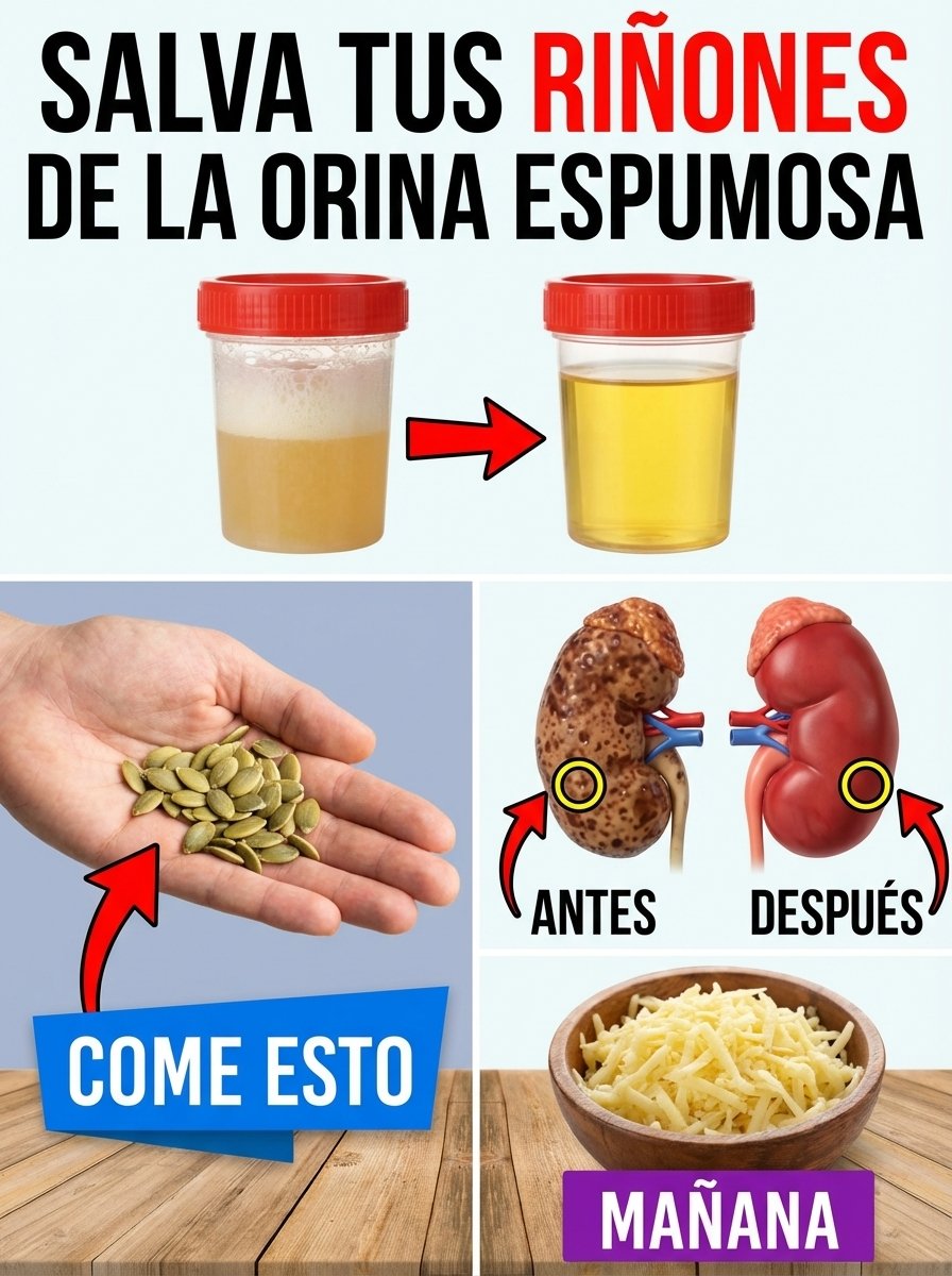 ¡ALERTA URGENTE! Si Tu Orina Hace ESPUMA, Tus Riñones Podrían Estar en Peligro (El Hábito Secreto Que Debes Cambiar HOY)