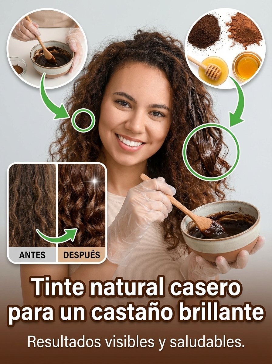 ¡El Secreto Anti-Canas de Abuelas Mexicanas que NINGUNA Marca QUIERE que Sepas! (Y Revive tu Castaño Sin Químicos)