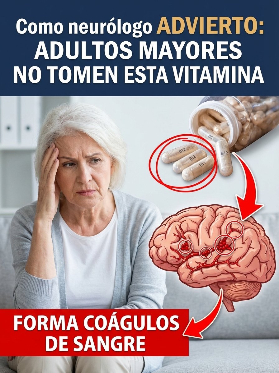 ¡ALERTA! Si eres Adulto Mayor y Tomas Vitamina B12, ESTO Podría Estar Poniendo en RIESGO tu Salud (La Verdad Oculta que Nadie te Dice)