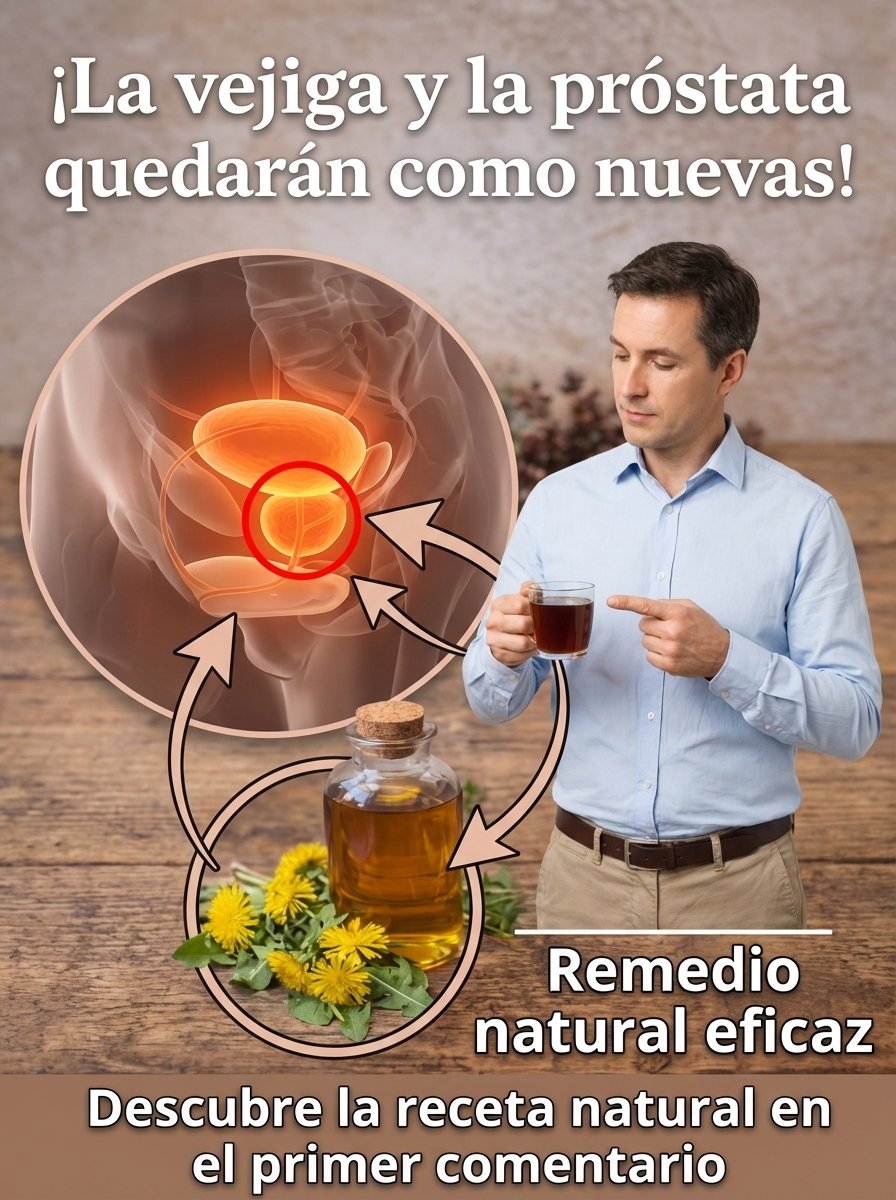 ¡Alerta Hombres Mayores de 50! El Secreto Natural del Diente de León para una Vejiga y Próstata Imparables (¡Adiós Noches en Vela!)