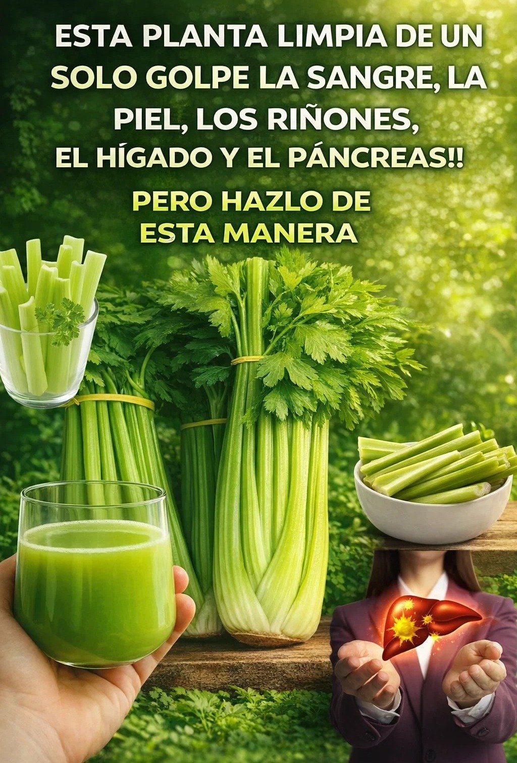 🥬💧 El Jugo de Apio en Ayunas: ¿Es un Limpiador Corporal Genuino o Simplemente un Mito Viral?