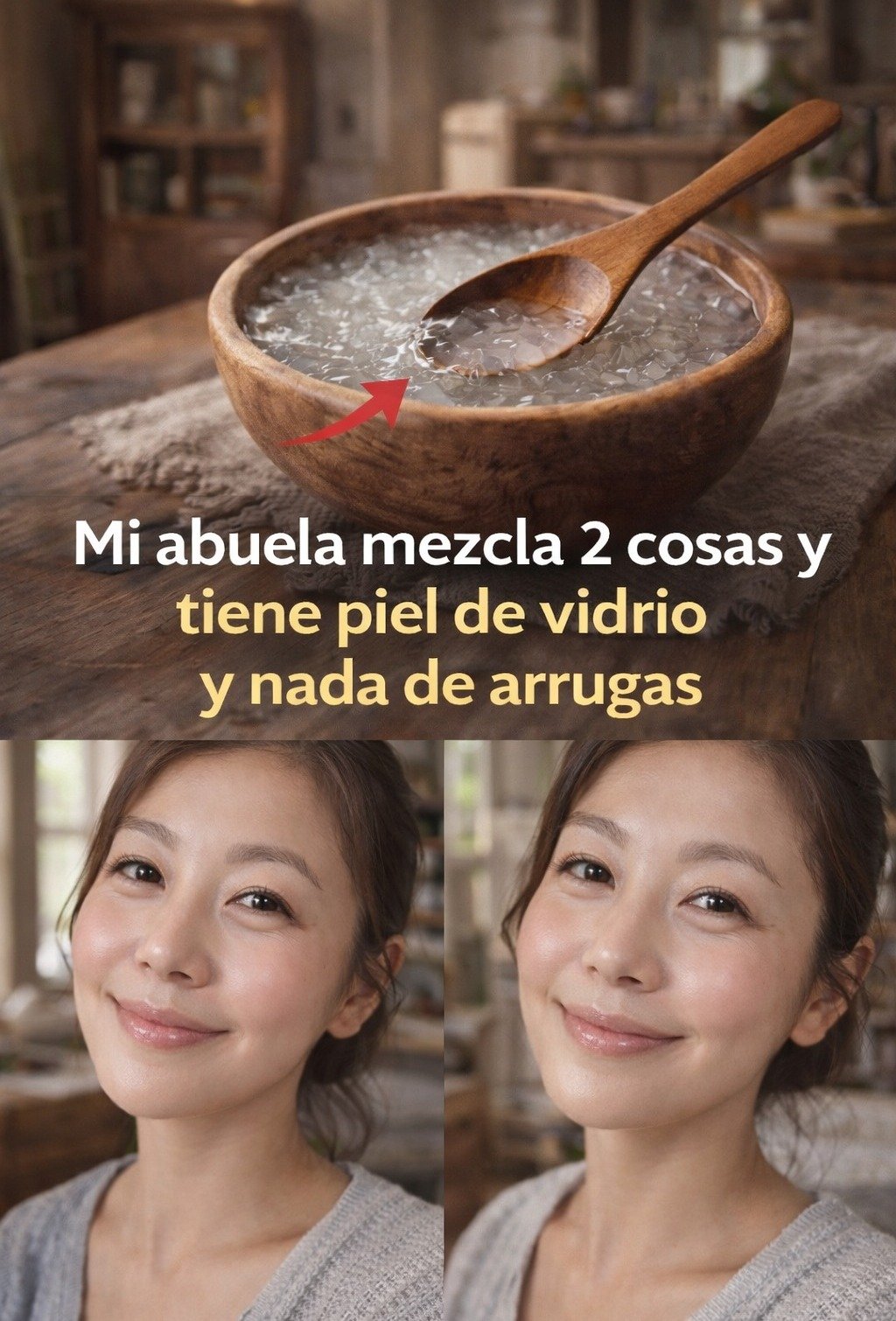 El Secreto de la Piel de Vidrio Sin Arrugas de Mi Abuela: Una Receta Ancestral con Solo Dos Ingredientes