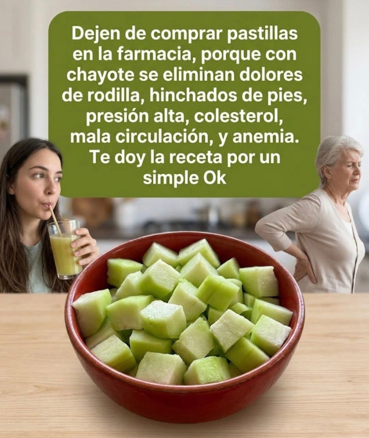 Jugo de Chayote: Beneficios, Propiedades y Receta de Esta Bebida Natural