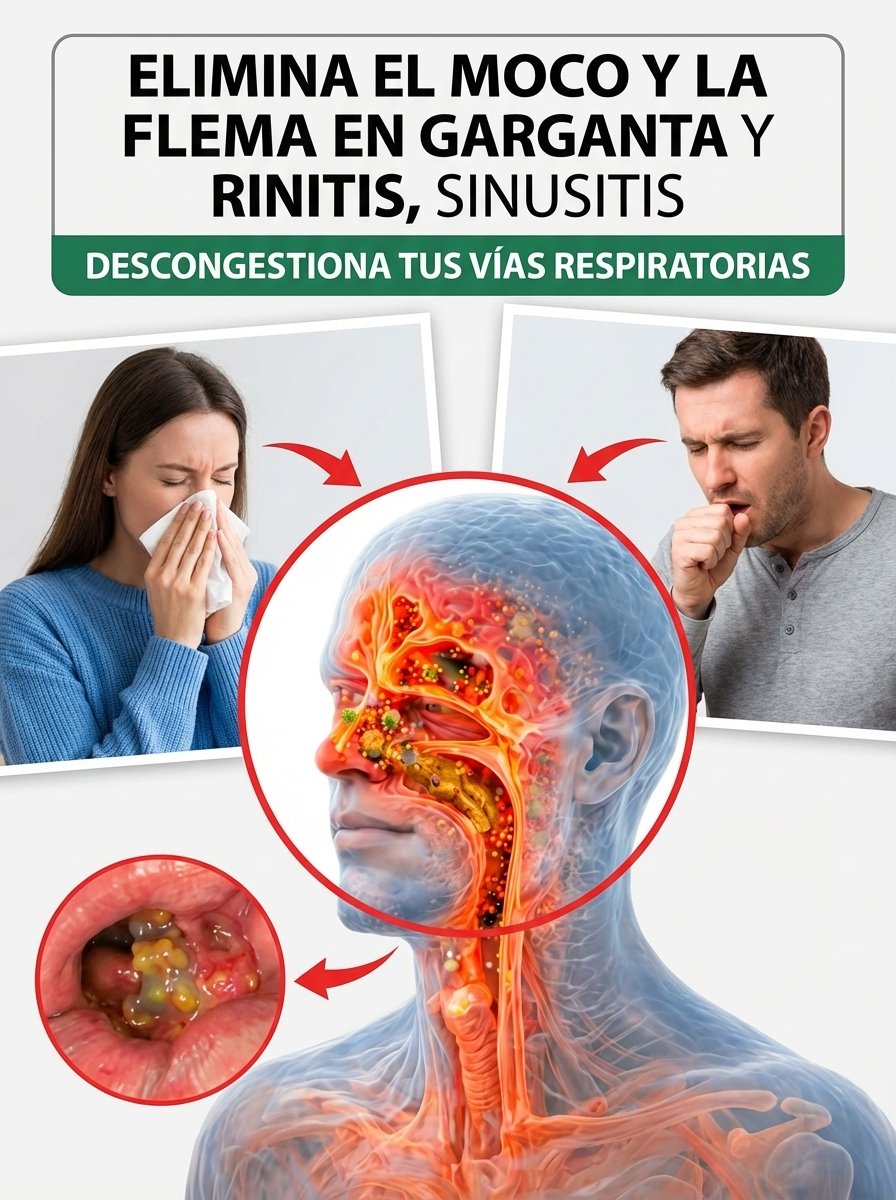 ¡ALERTA! ¿Flemas y Mocos Te Roban la Paz? El Remedio Casero de Abuela que DEBES Probar HOY (¡Resultados Sorprendentes!)
