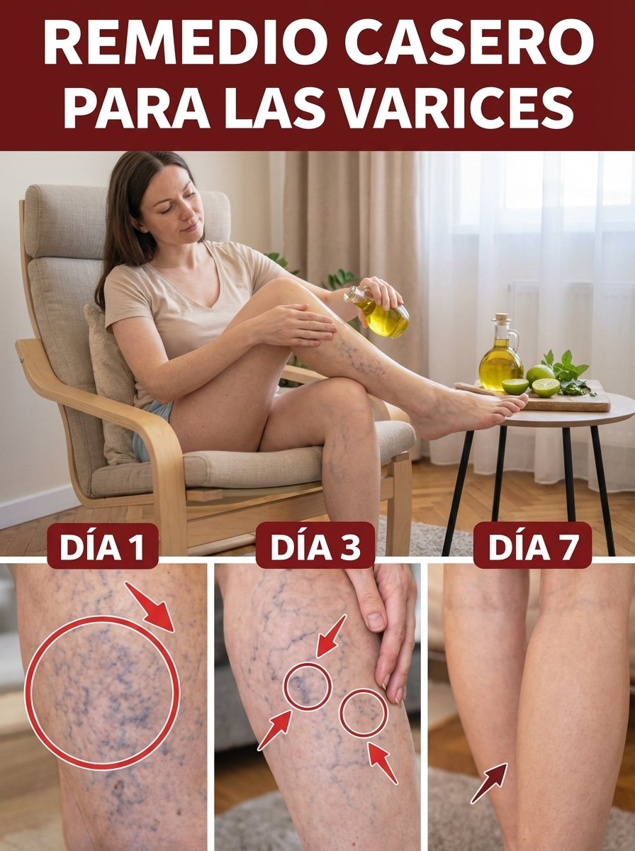 ¡El Secreto Olvidado de la Abuela: 3 Ingredientes de Cocina que HARÁN DESAPARECER la Pesadez y Vergüenza de tus Várices este Verano!