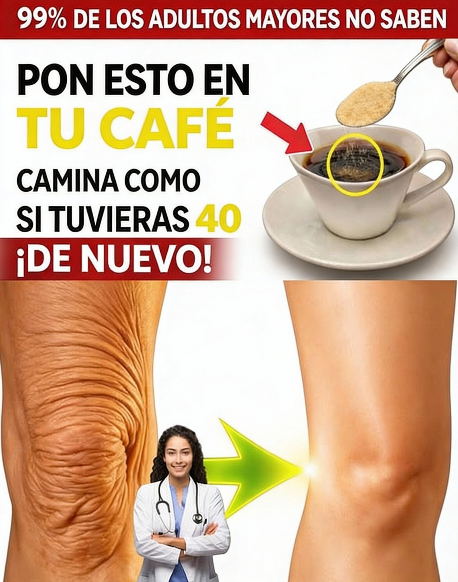 Potencia Tu Café Después de los 50: Polvos Naturales para Energía y Bienestar Duradero