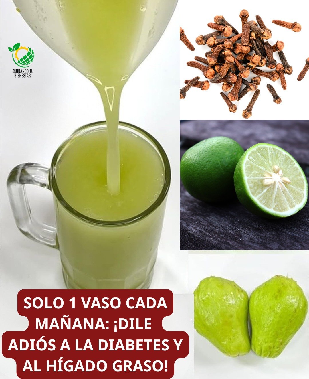 Bebida Natural Poderosa: Clavo, Limón y Chayote para Diabetes, Circulación y Hígado Graso