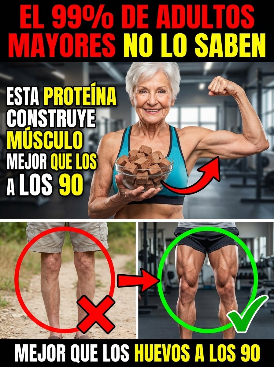 ¡ALERTA! Tus músculos se debilitan en silencio: El ÚNICO alimento que necesitas DESPUÉS de los 60 para recuperar tu fuerza (y no es el que piensas)