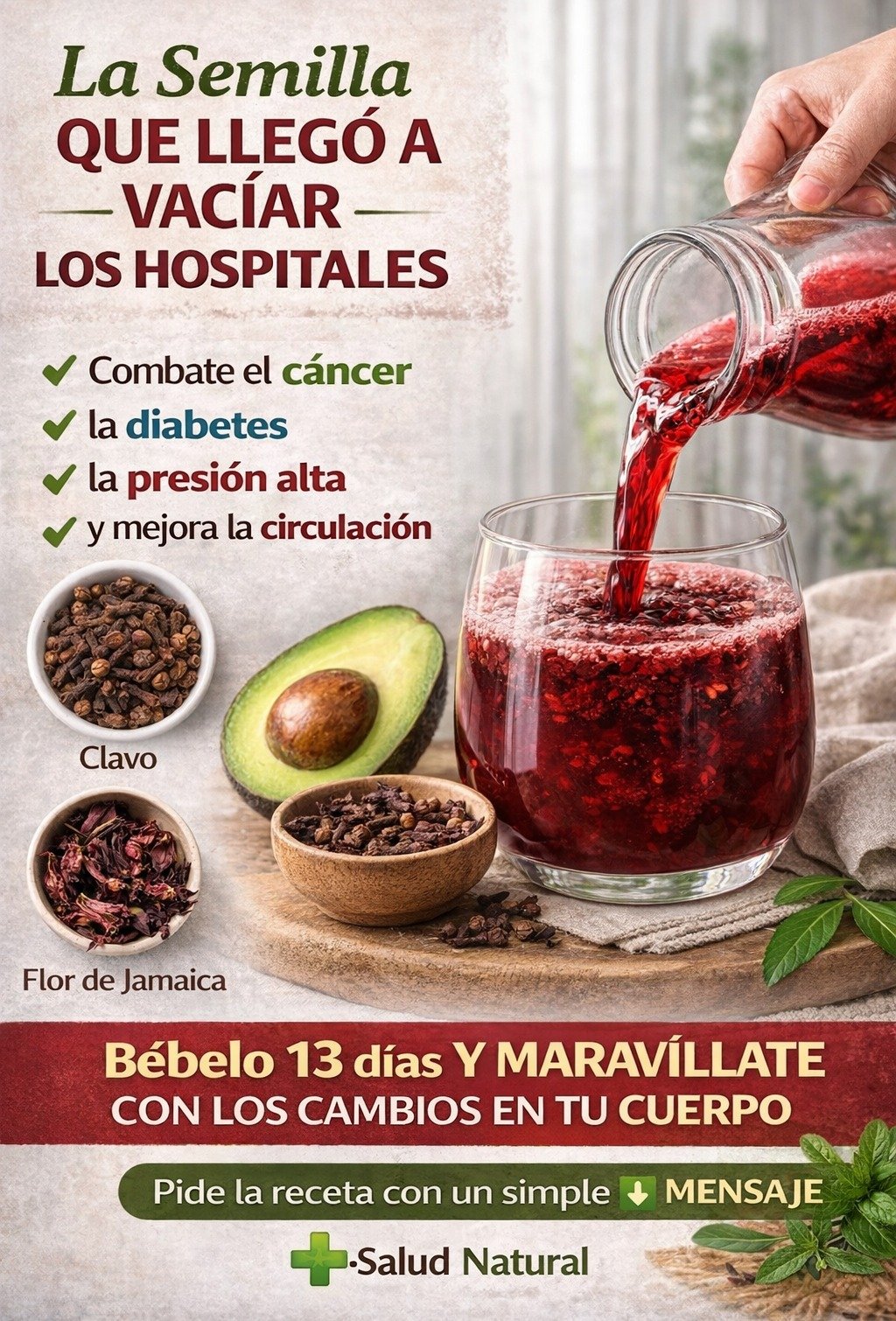 Descubre los Beneficios Ocultos de la Semilla de Aguacate y Flor de Jamaica: Receta Completa