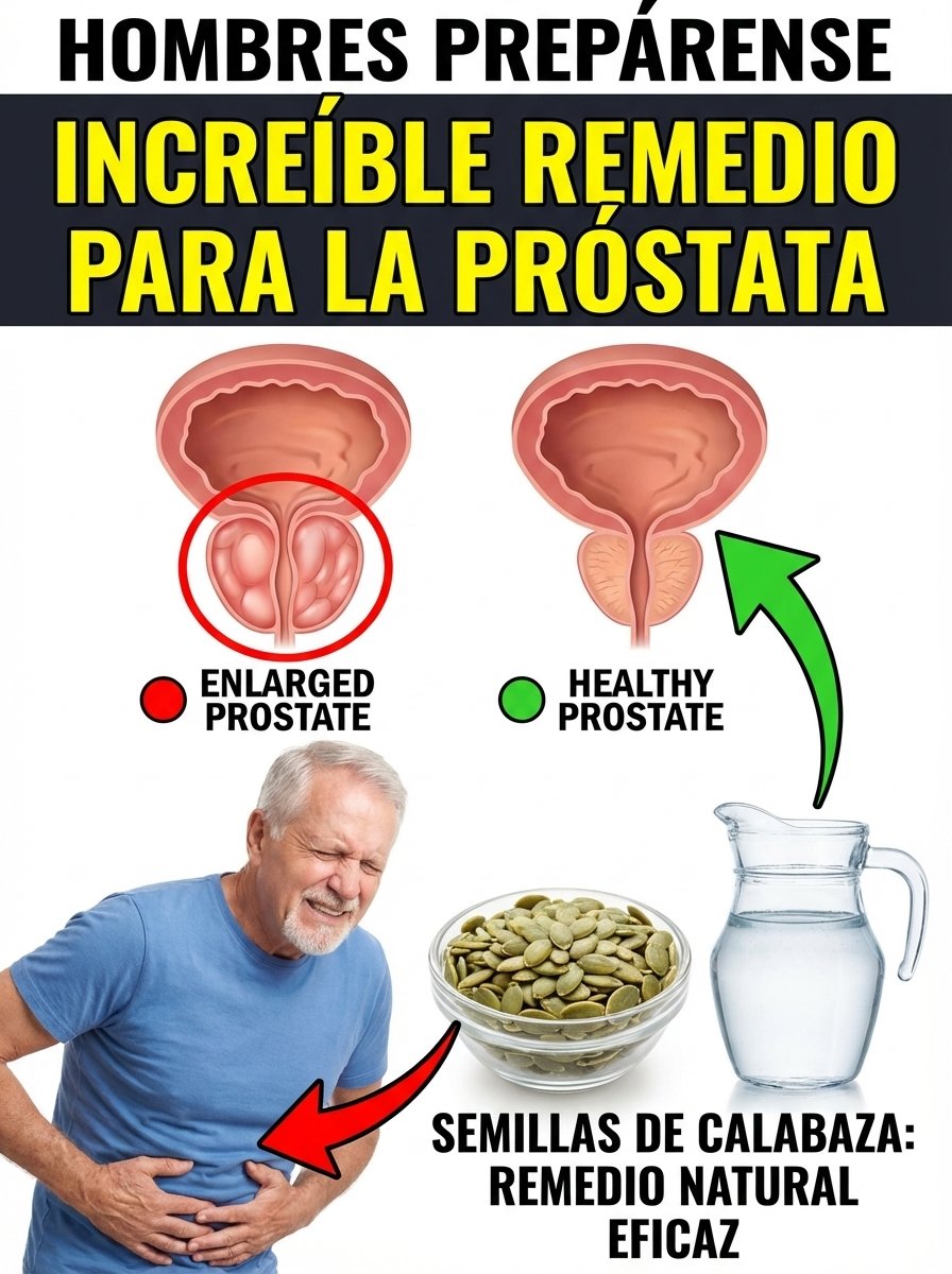 ¡El Secreto Que TODO Hombre Mayor de 50 DEBE Saber! Transforma Tu Próstata y Recupera Tus Noches SIN Medicamentos (Probado)