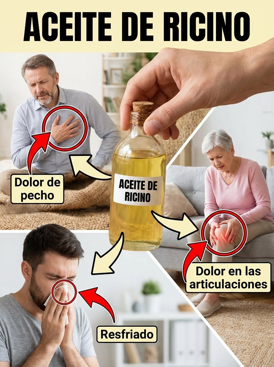 ¡Lo tienes en casa y no lo sabes! El SECRETO del Aceite de Ricino que te estás perdiendo (y 3 errores que DEBES evitar)