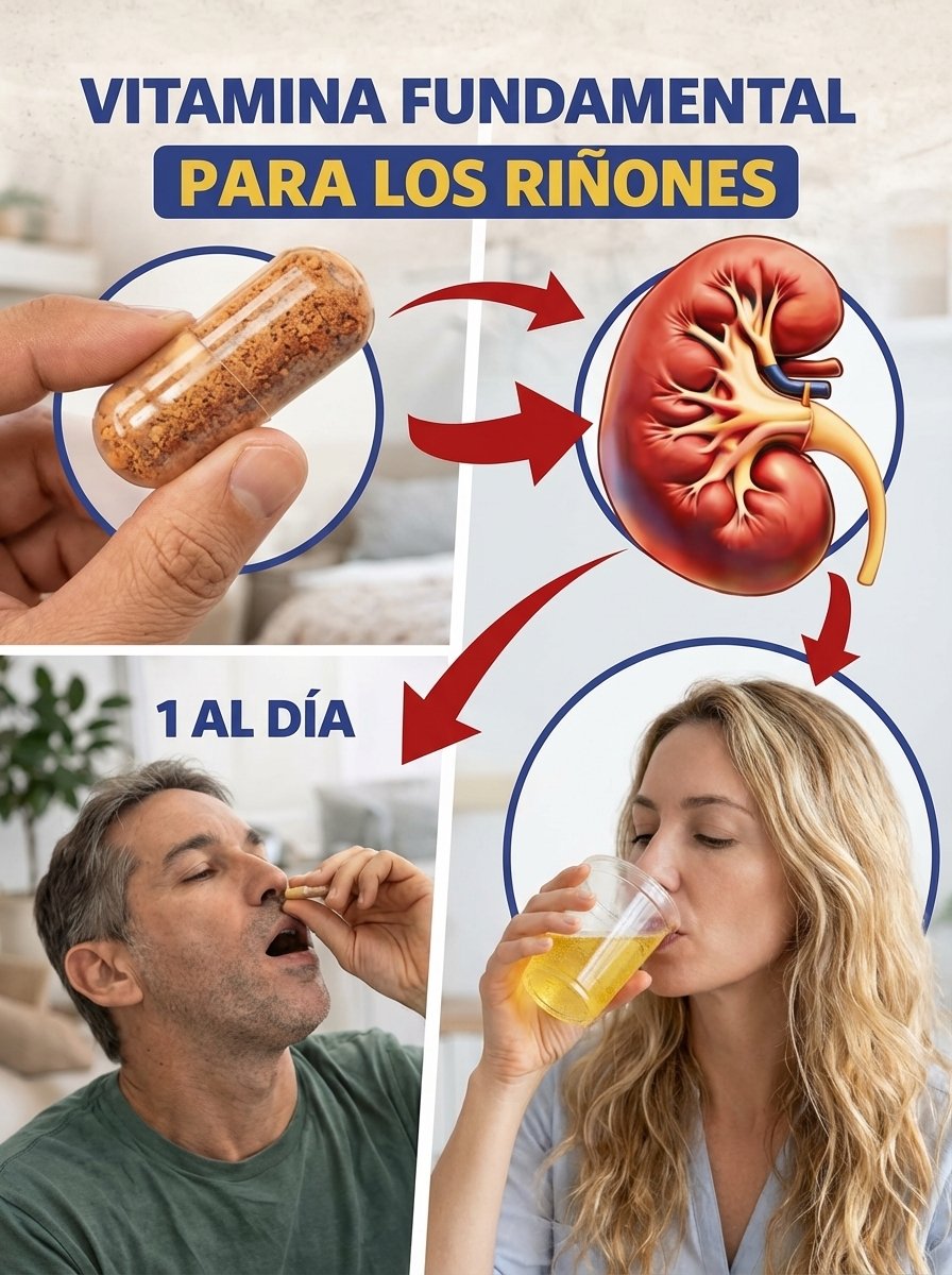 ¡No lo creerás! Esta es la ÚNICA vitamina que tus riñones necesitan con URGENCIA (y que el 90% de la gente olvida)