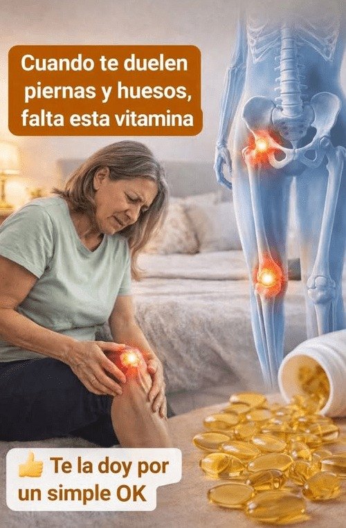 ¡ALERTA! Si Tus Piernas y Huesos GRITAN, Te Falta ESTA Vitamina (El 95% Lo Ignora y Sufre Sin Necesidad)