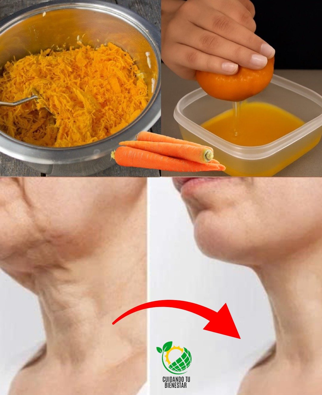Mascarilla de Zanahoria: Reafirma tu Cuello y Elimina Arrugas Naturalmente