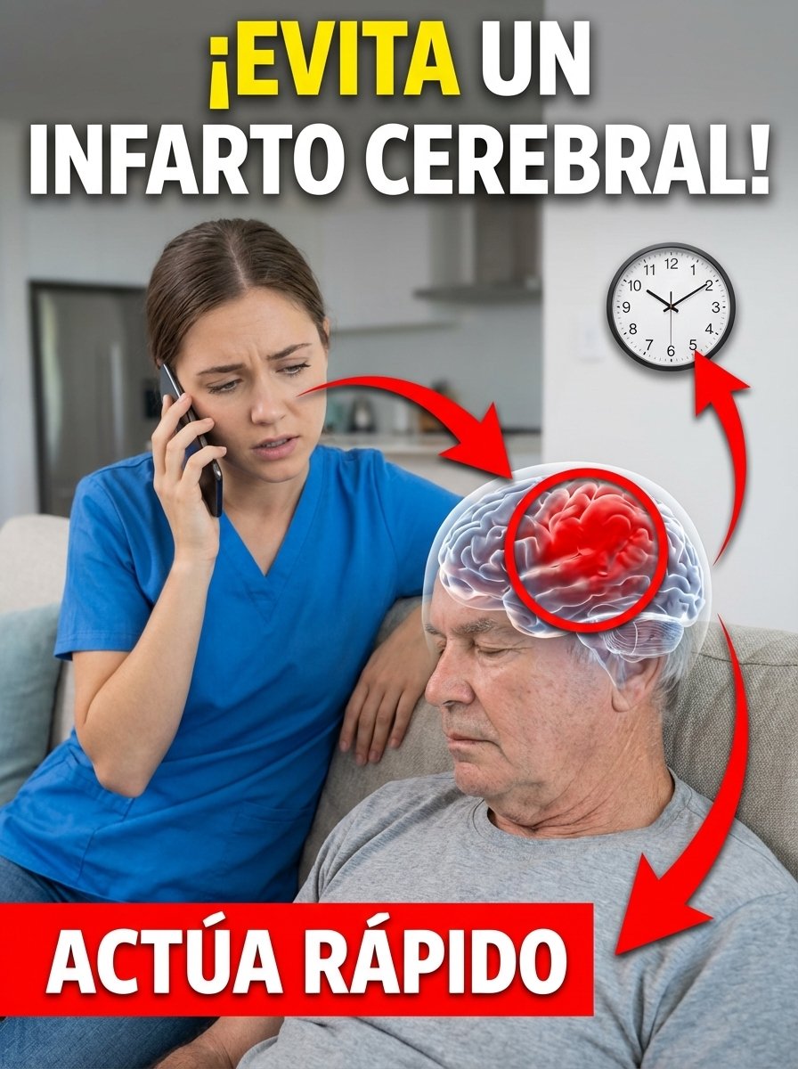 ¡Alerta Máxima! Las 5 Señales Clave de Infarto Cerebral que Debes Conocer YA (Y el Secreto para Actuar en los Primeros Minutos)