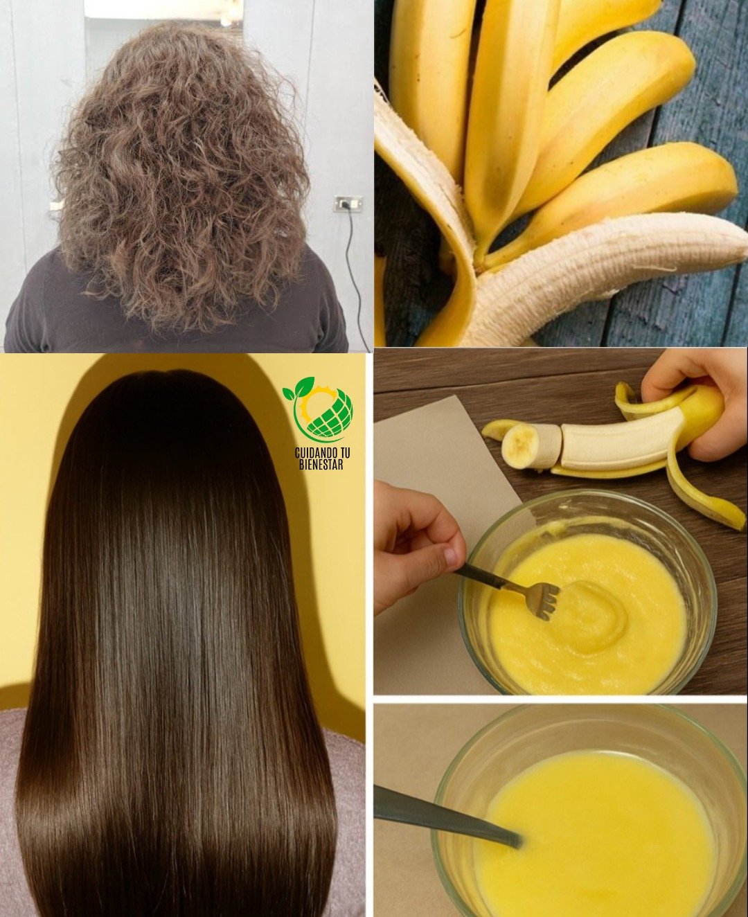 El Secreto Japonés Ancestral para un Cabello Liso y Duradero: Keratina Casera de Plátano