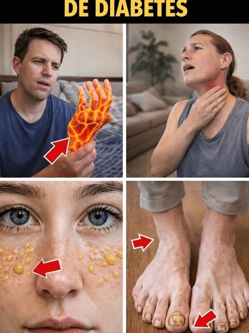 ¡Alerta Roja! 4 Señales SILENCIOSAS de Diabetes que Tu Cuerpo Te Está Gritando (y que NADIE te Dice)