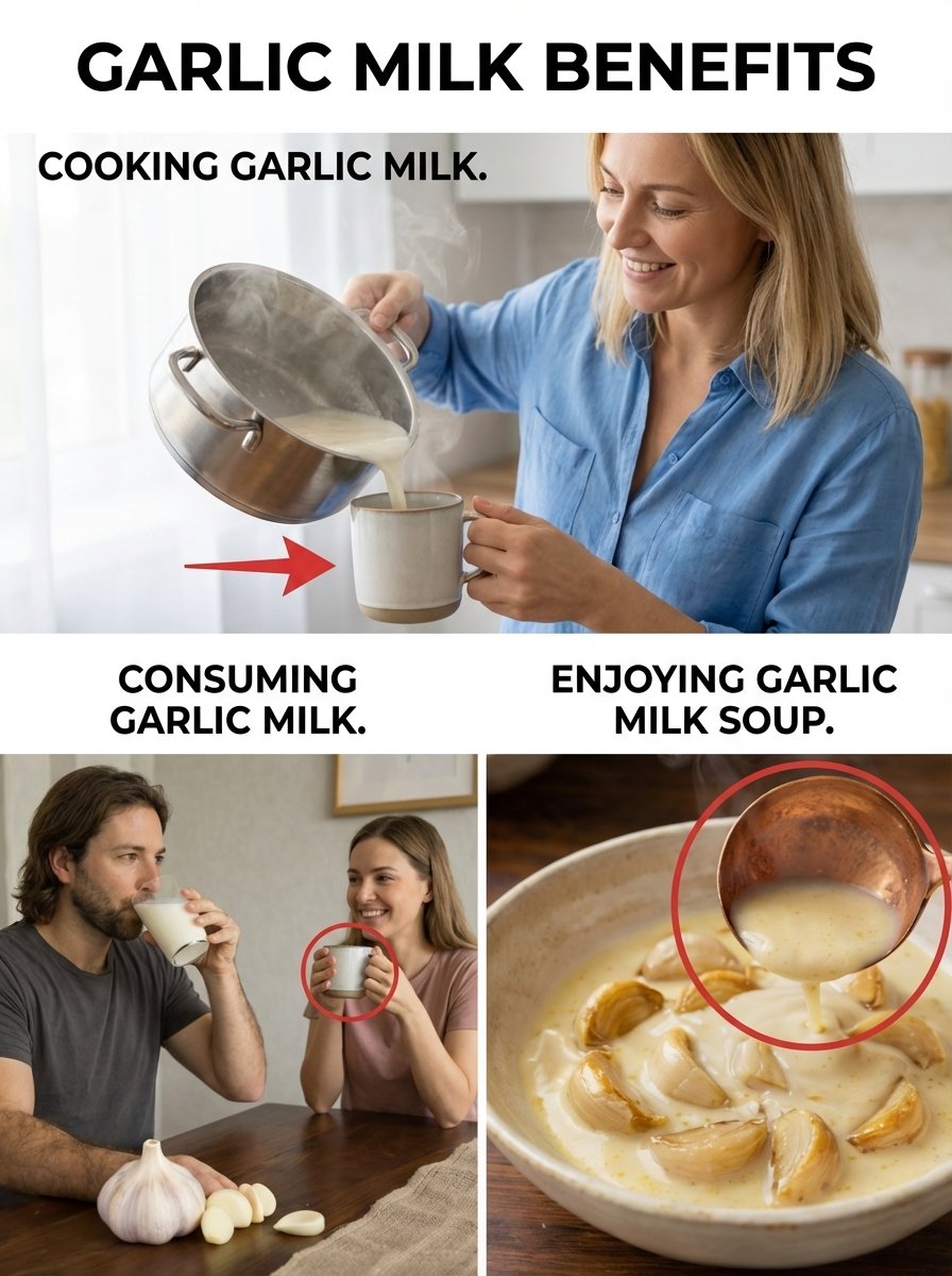 ¡ATENCIÓN! Si Mezclas Ajo y Leche, Esto Le Pasa a Tu Cuerpo (Los Beneficios Que Ocultan y Sus Peligros)