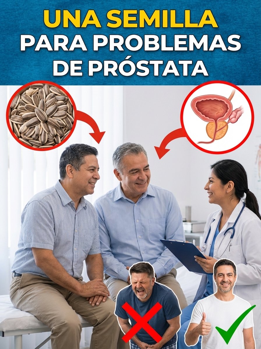 Hombres de 50+: Si No Haces ESTO, Te Estás Perdiendo el Secreto Más Barato para Tu Próstata (¡Una Sola Semilla!)
