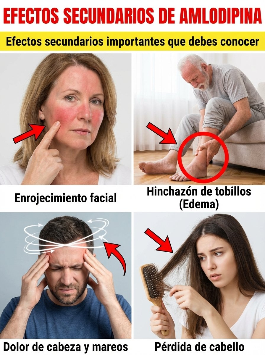 ¡ALERTA! Si Tomas Amlodipina a Diario, Tu Cuerpo Te Envía 5 Señales SILENCIOSAS que NADIE Te Cuenta (La #4 Es Crucial)