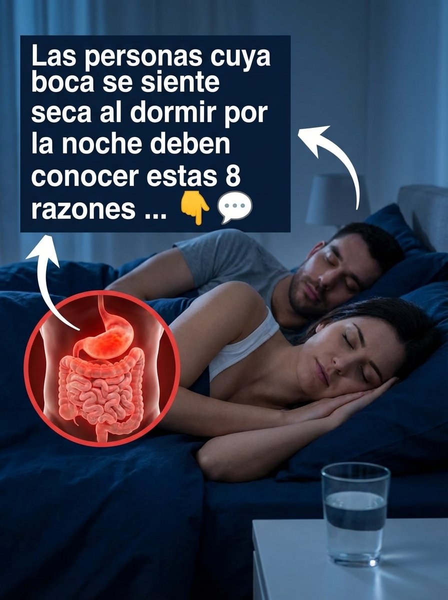¡Alerta Nocturna! Las 8 Causas SECRETAS de Tu Boca Seca (y El Truco Final Para Despertar Renovado)