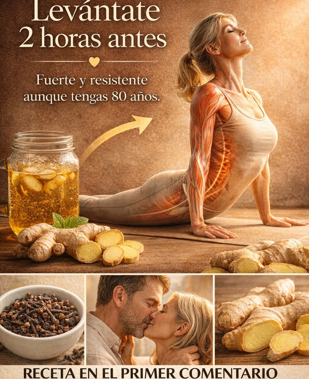 🌿 Tónico de Jengibre para Músculos y Articulaciones: La Bebida Natural que Calma el Dolor y la Inflamación