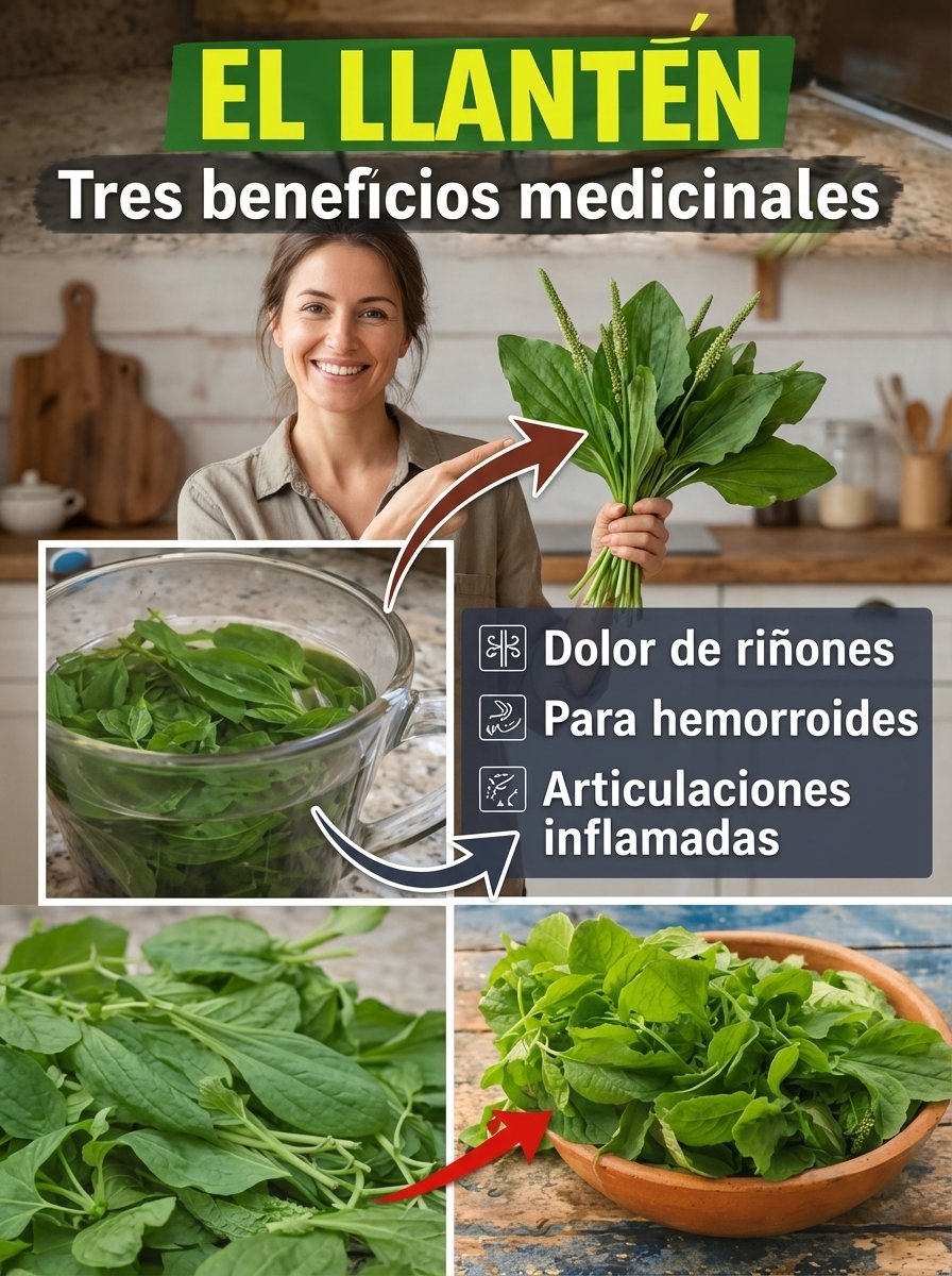 ¡Basta de Sufrir en Silencio! El Secreto Milenario del Llantén Que Tu Cuerpo Necesita HOY (Y nadie te ha contado)