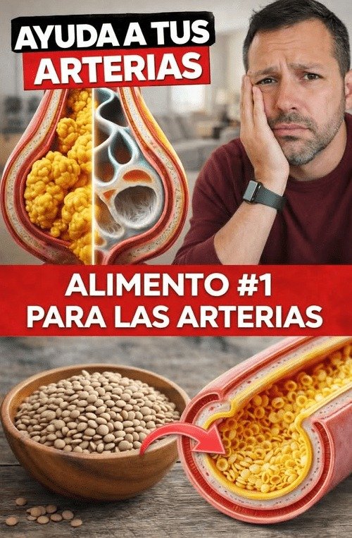 ¡Alerta! Si tienes más de 50, tus arterias te están pidiendo a gritos este alimento milagroso (y lo tienes en casa)