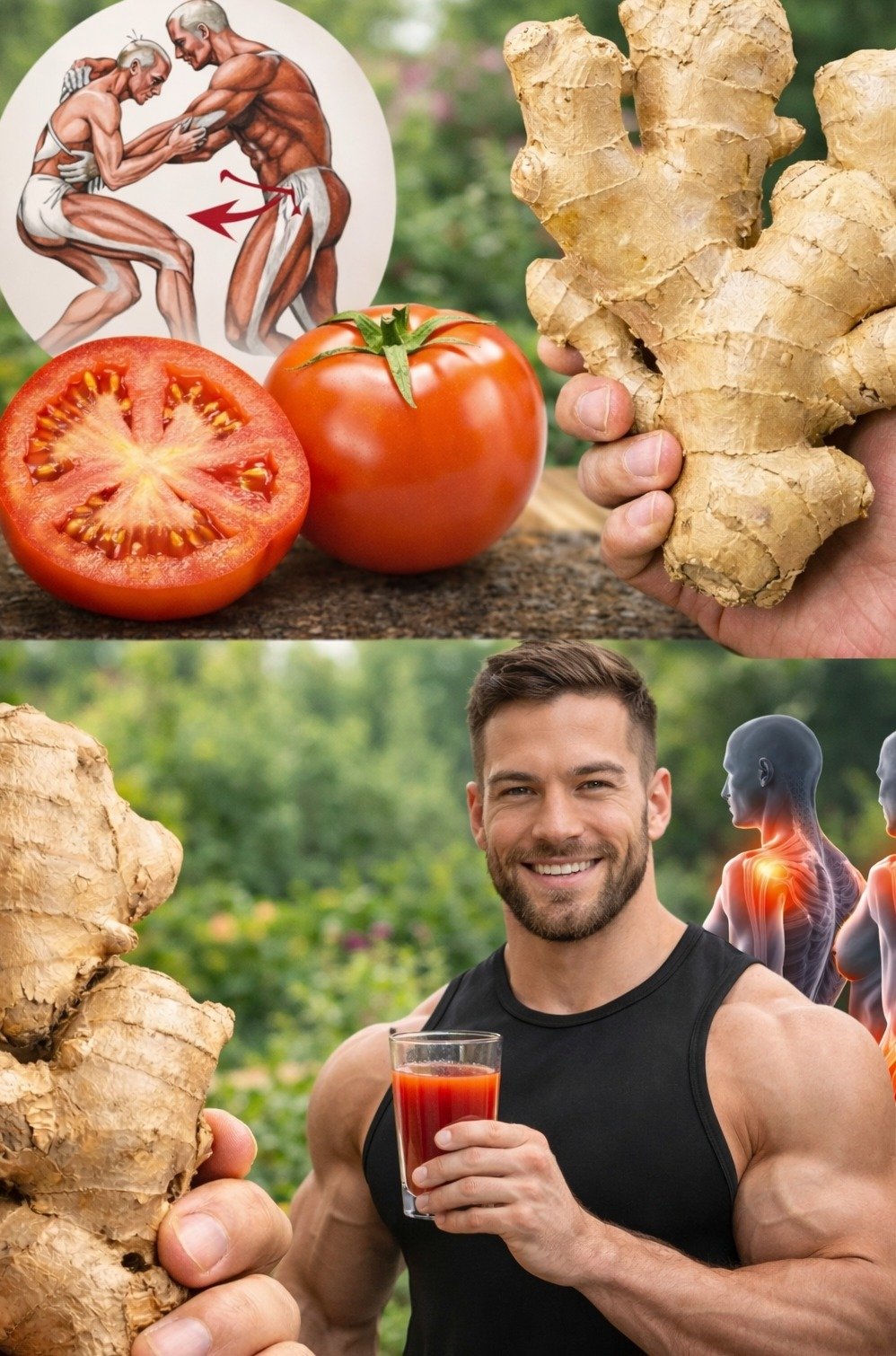 Deja el Café: Este Shot Natural de Jengibre y Tomate Esconde el Secreto para una Energía Imparable Todo el Día