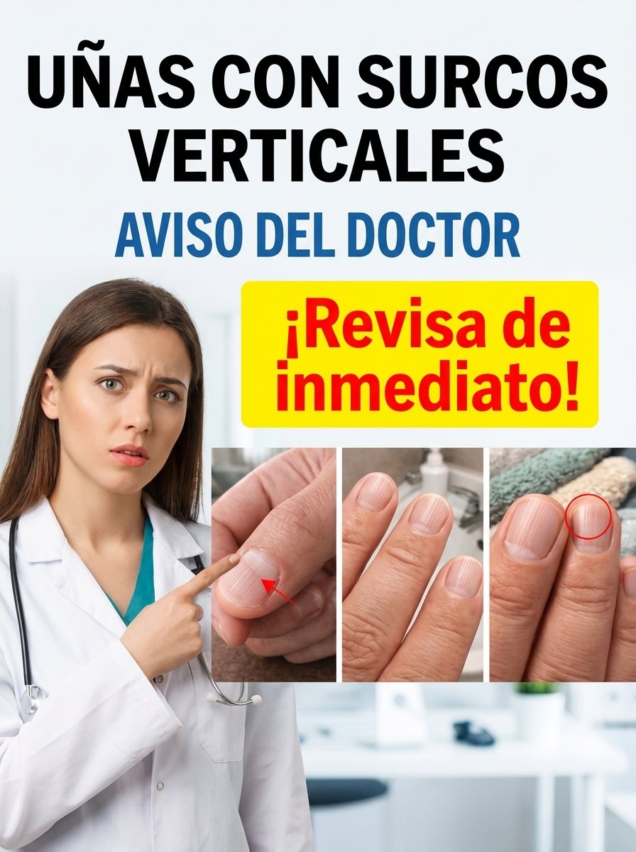 ¡No ignores estas LÍNEAS en tus UÑAS! Tu cuerpo te envía una señal VITAL (y el hábito SECRETO que lo cambia todo)