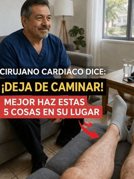 ¡Alerta de Cirujano Cardíaco! Si tienes más de 60, DEJA de caminar y haz ESTOS 5 ejercicios (Tu corazón y piernas te lo agradecerán)