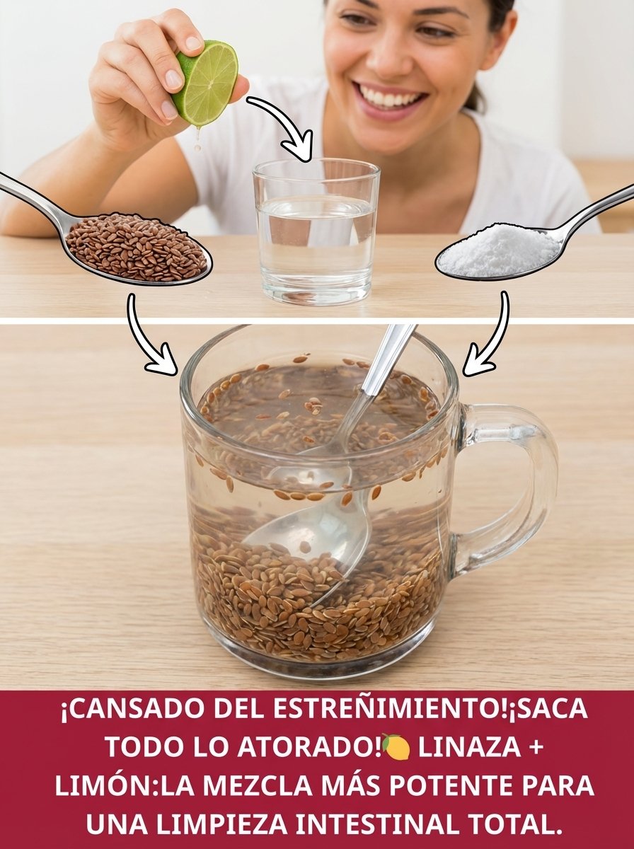 ¡DESATASCA TU INTESTINO YA! El 'Polvo Secreto' que, con Linaza y Limón, Eliminará AÑOS de Estreñimiento en Días (¡Resultados Asombrosos!)