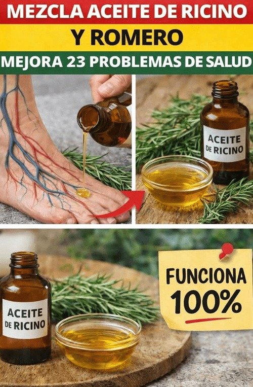 ¡El Secreto Ancestral que Tus Abuelas Guardaban! Descubre Cómo el Aceite de Ricino y Romero PUEDE CAMBIAR Tu Bienestar Después de los 50
