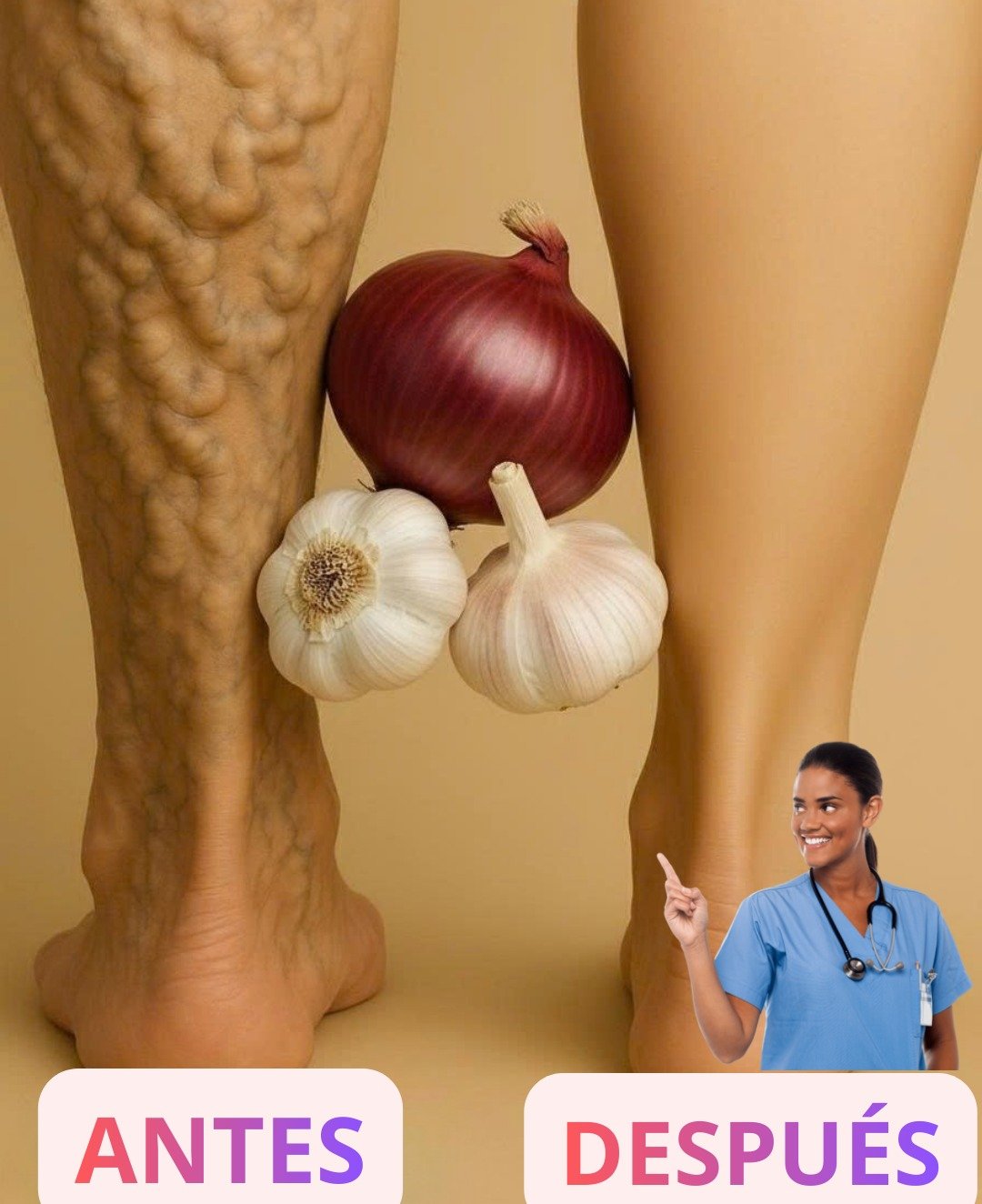 El Poder Natural para Piernas Ligeras: Ajo y Cebolla Contra las Varices