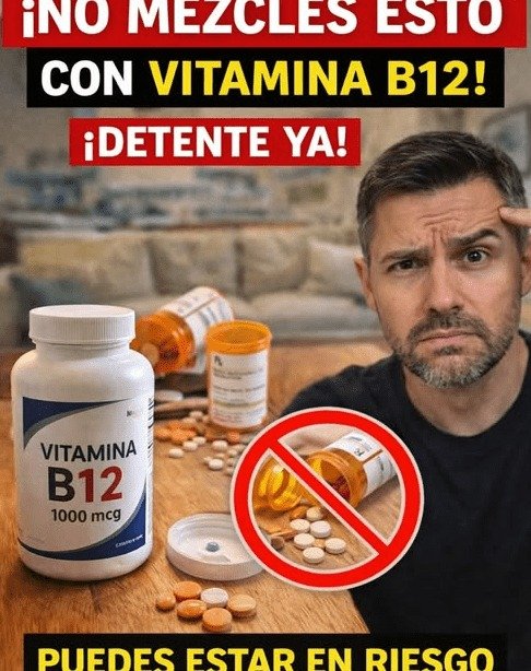 ¡Alerta Roja! Si tomas Vitamina B12, DEBES saber esto: El error común que anula sus beneficios (y casi nadie te cuenta)