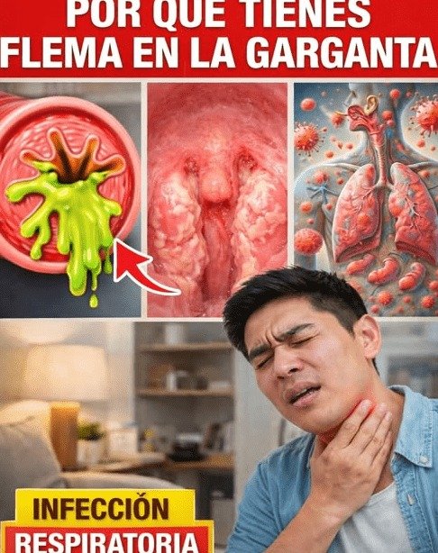 ¡ALERTA! Tu Flema Constante en la Garganta NO es lo que piensas: Descubre la Causa Oculta que NADIE te dice (y cómo solucionarlo HOY)