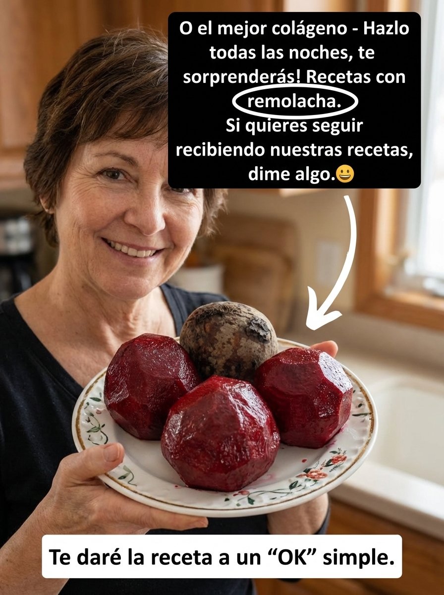 ¡ALERTA! El Truco Nocturno con Remolacha que Activa Tu Colágeno Natural y Borra Años de Tu Piel (Tienes que Probarlo)