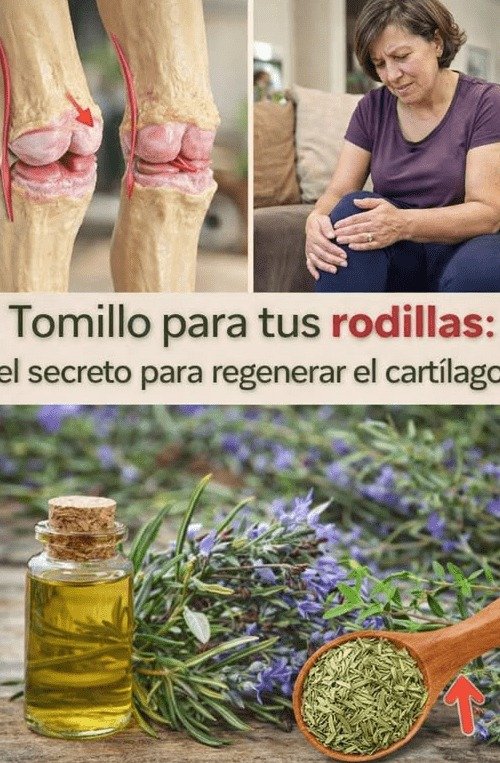 El Secreto Que Tu Doctor NO Te Contó: 1 Hábito Con Tomillo Que Revolucionará Tus Rodillas (¡No lo Ignorés Más!)