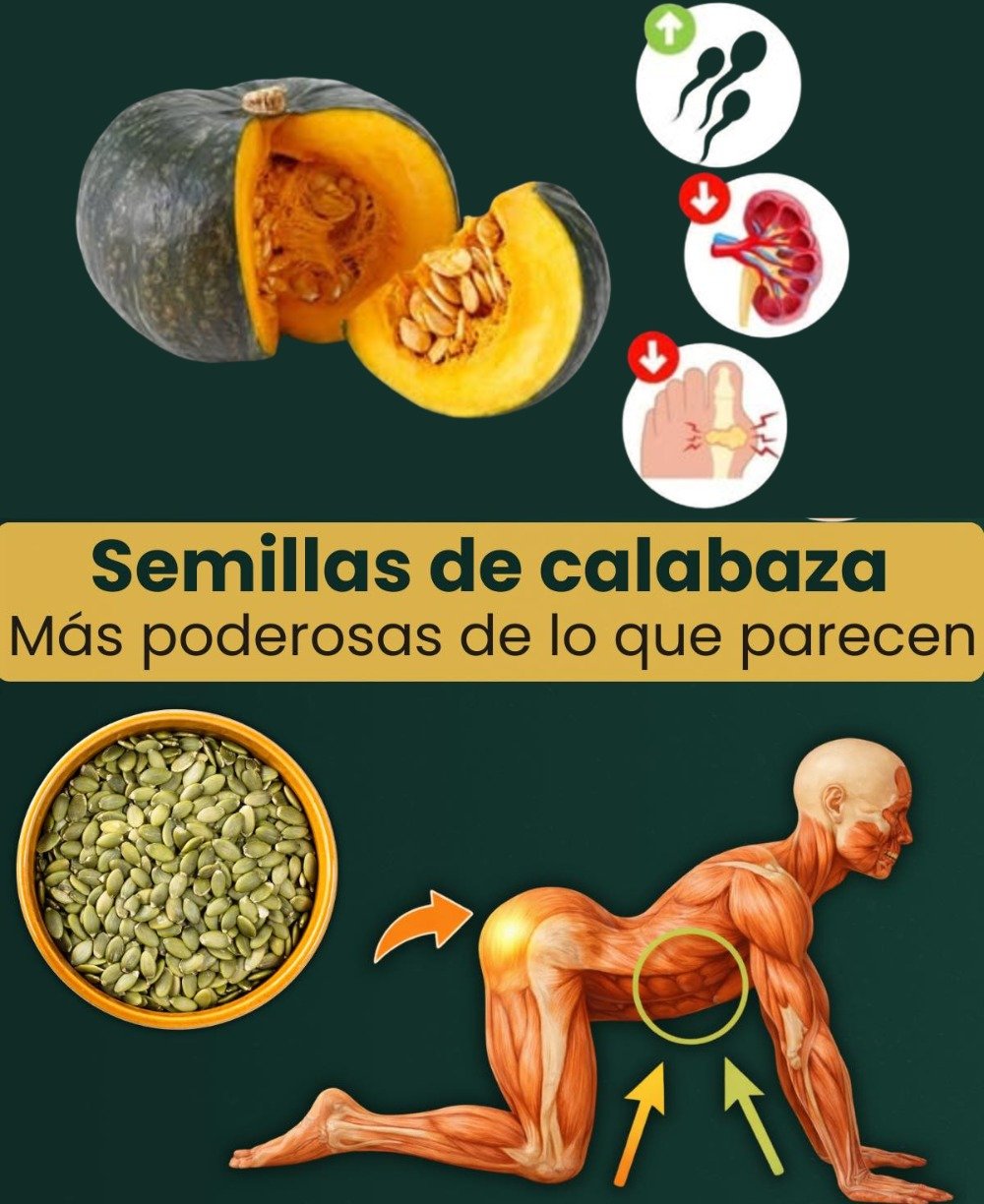🎃 Descubre los Beneficios Diarios de las Semillas de Calabaza: Nutrición Completa, Vitalidad y Salud