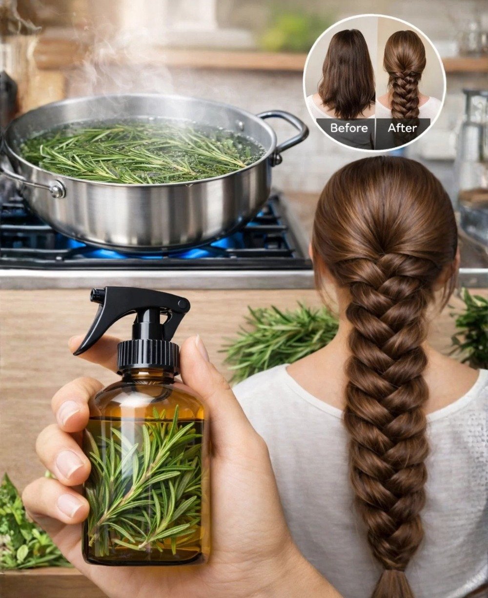 Descubre el Spray de Romero: Un Aliado Natural para Estimular el Crecimiento del Cabello
