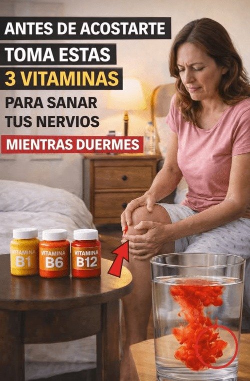 ¡ALERTA +60! ¿Piernas Débiles por la Noche? Las 3 Vitaminas CLAVE que NADIE te ha Contado y Usan ANTES de Dormir